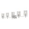 Z-Lite Grayson Vanity, 5-Light, 40 In.W x 5.75 In.L x 8.5 In.H, Chrome/Clear + Etched Opal 1949-5V-CH - alternate 3